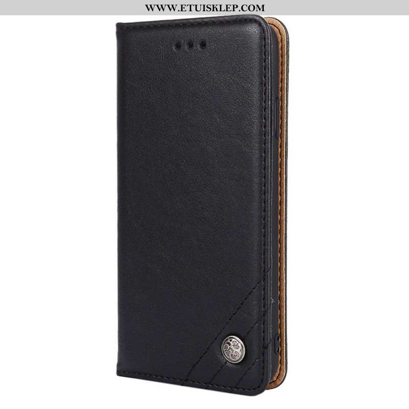 Etui Folio do Samsung Galaxy M52 5G Szczotkowana Skóra